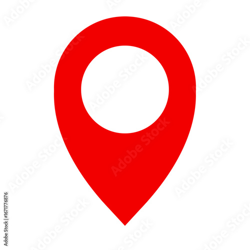 Location pin red icon