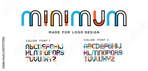 creative modern stylish calligraphy letter logo design. Typography minimalist urban sans serif digital fashion future creative logos fonts. vector illustration
