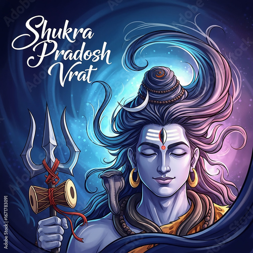 A serene portrait of a medi...
