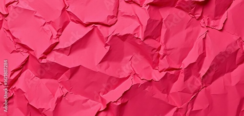 Wallpaper Mural Deep crimson creases and folds in crumpled paper texture, material, craft Torontodigital.ca