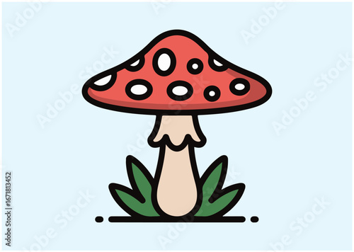 Fly agaric Icon, Fly agaric vector