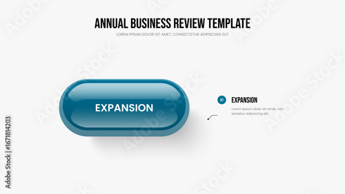 Project Proposal One Step Infographic Slide Layout. Professional Planning Slideshow Template Vector Illustration. Marketing Campaign 1 Element Diagram Frame Design.