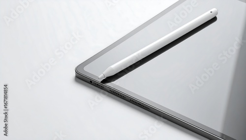 Modern Tablet with Stylus: Minimalist Design