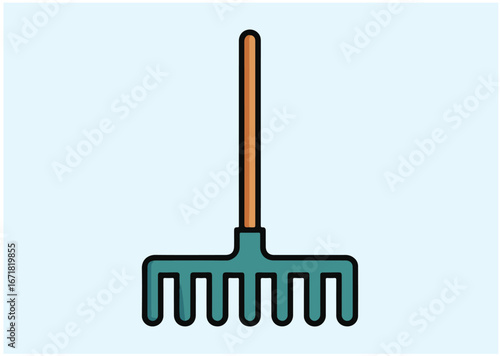 Rake icon, Rake vector