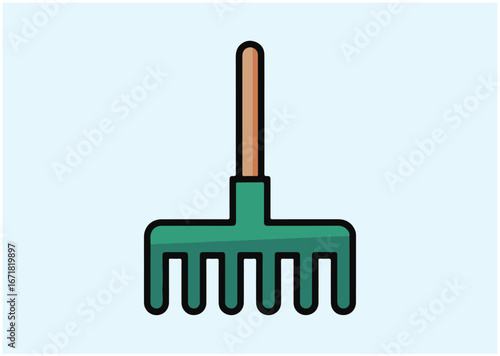 Rake icon, Rake vector