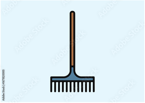 Rake icon, Rake vector