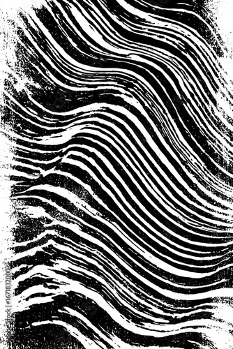 Abstract grunge black and white windblown pattern for urban design