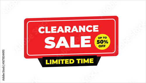 CLEARANCE SALE – UP TO 50% OFF LIMITED TIME