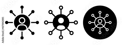 Network Icon Collection Glyph & Mixed Style