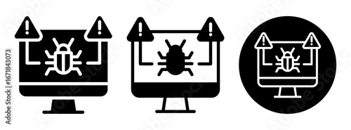 Malware Icon Collection Glyph & Mixed Style