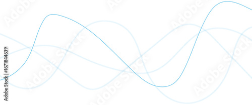 Abstract blue background poster with dynamic waves. technology network Vector illustration.
