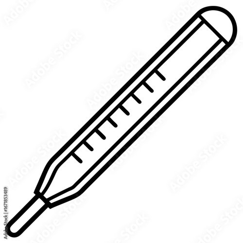 illustration of a thermometer