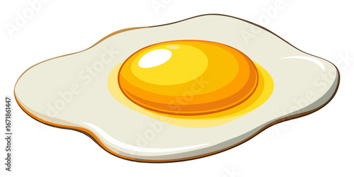 A realistic image of two sunny-side-up eggs cooking in a black cast iron skillet. The eggs have bright yellow-orange yolks and set white edges, sprinkled lightly with black pepper. The skillet sits on