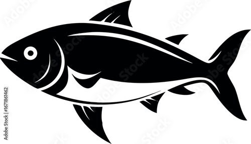 realistic mackerel fish illustration seafood