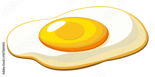 A realistic image of two sunny-side-up eggs cooking in a black cast iron skillet. The eggs have bright yellow-orange yolks and set white edges, sprinkled lightly with black pepper. The skillet sits on