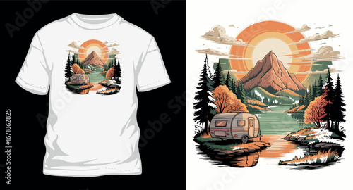 mountain t shirt design, adventure t shirt design, hiking t shirt design.
