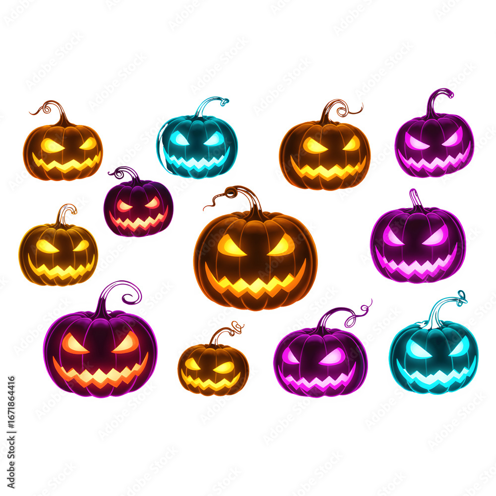 Neon Glowing Pumpkins PNG File – Futuristic Jack-O-Lanterns – Isolated on Transparent Background PNG for Halloween Decorations & Digital Design Neon Glowing Pumpkins PNG File – Futuristic Jack-O-Lanterns – Isolated on Transparent Background PNG for Halloween Decorations & Digital Design