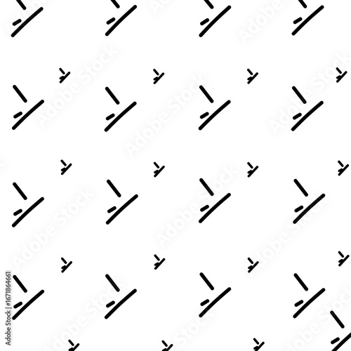 Seamless ilustrasion Minimalist Geometric Line Pattern – Modern Black and White Abstract Design