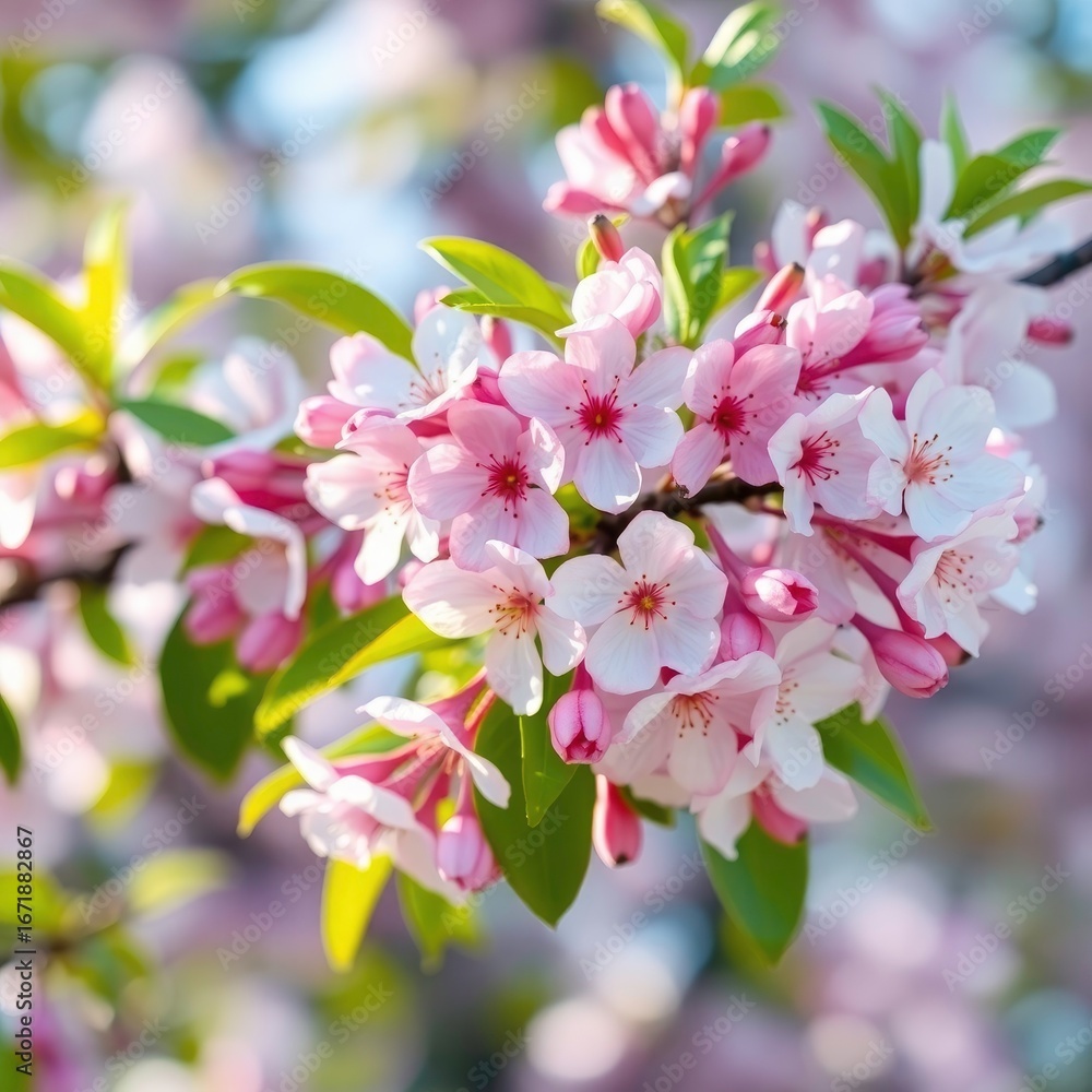 Obraz premium pink cherry blossom