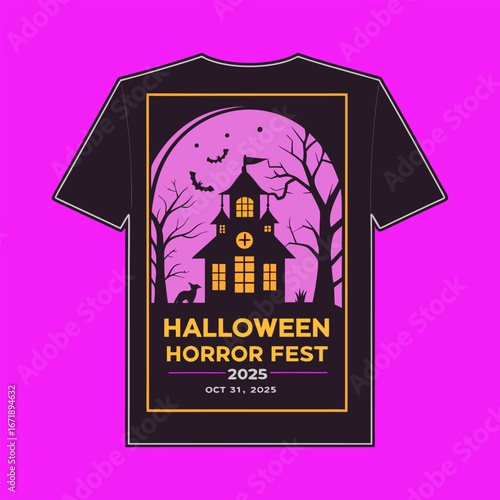 Halloween Fright Night Lettering and Horroor Fest 2025