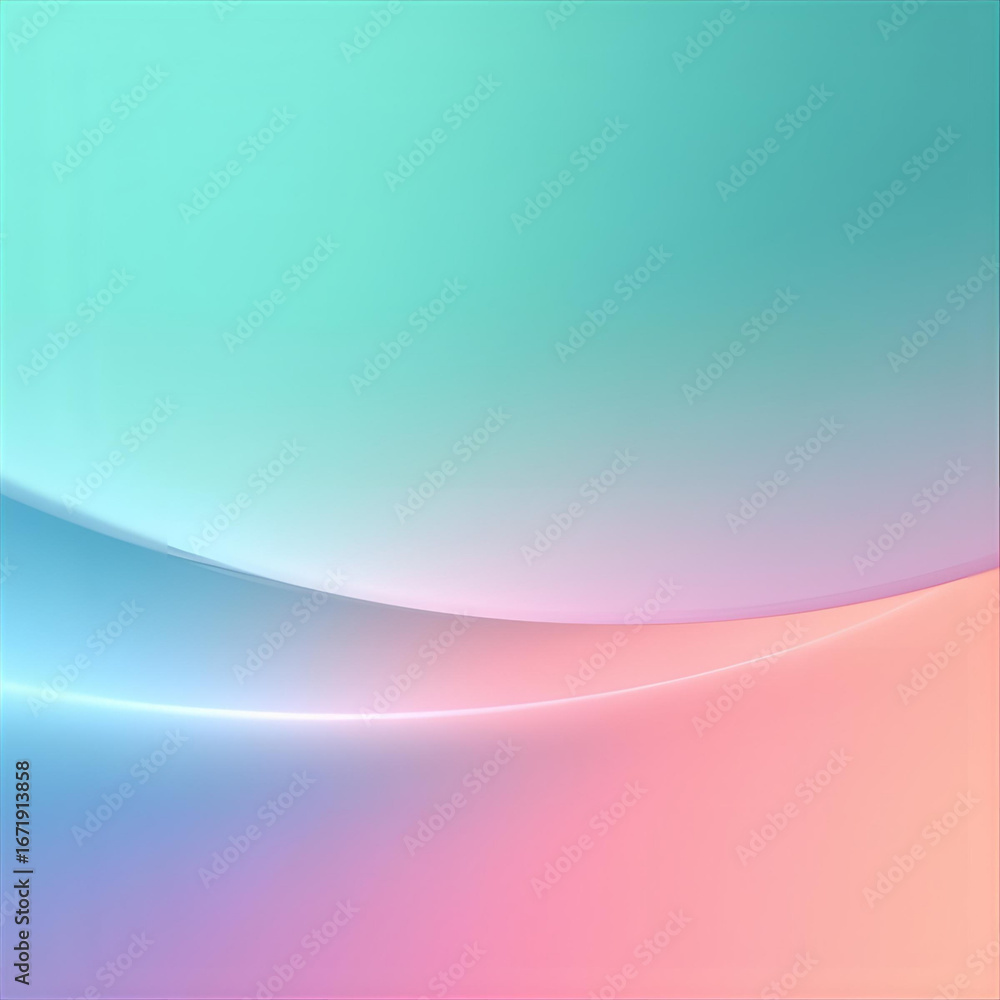 Fototapeta premium abstract background with smooth lines in blue, pink and yellow colors