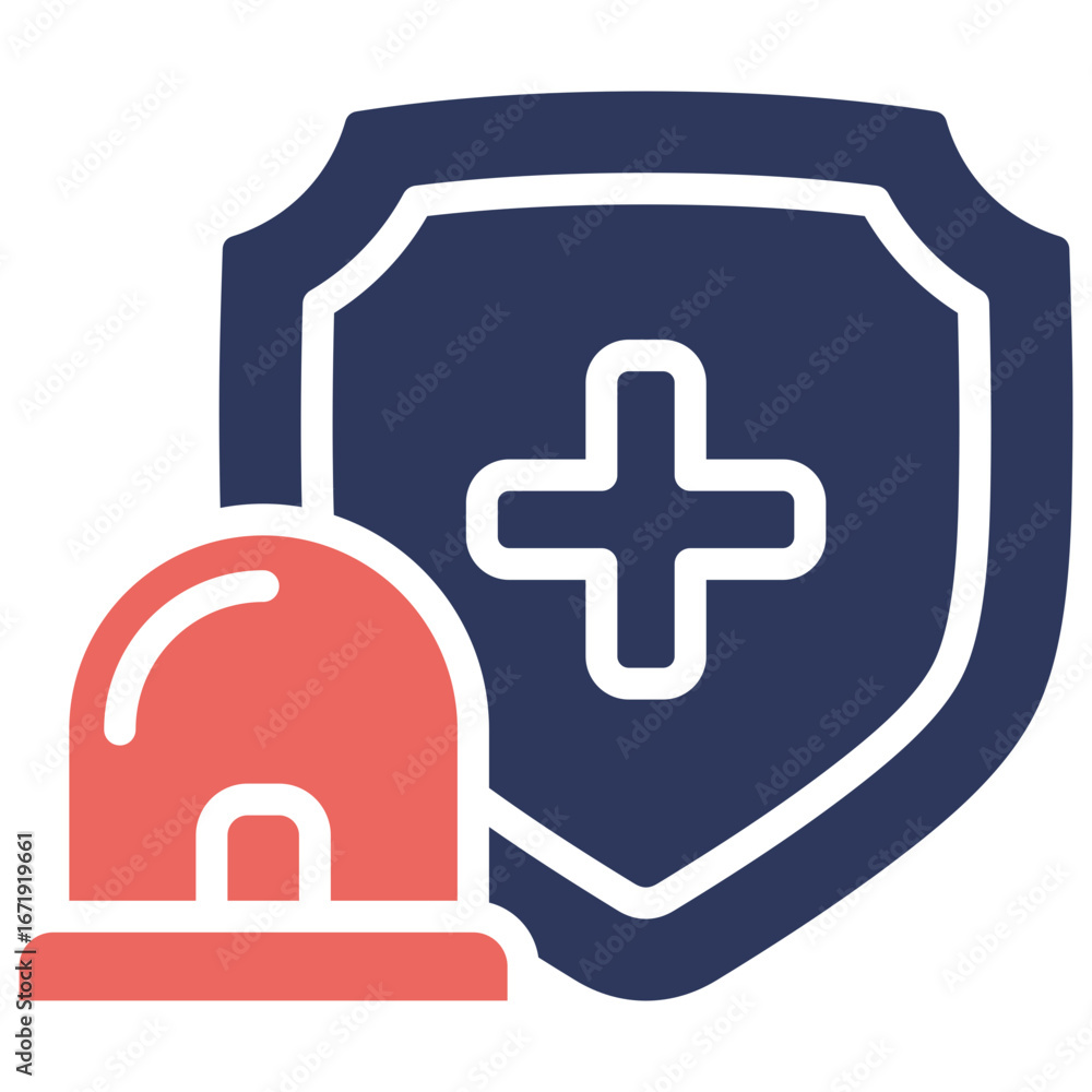 Obraz premium Medical Security Icon