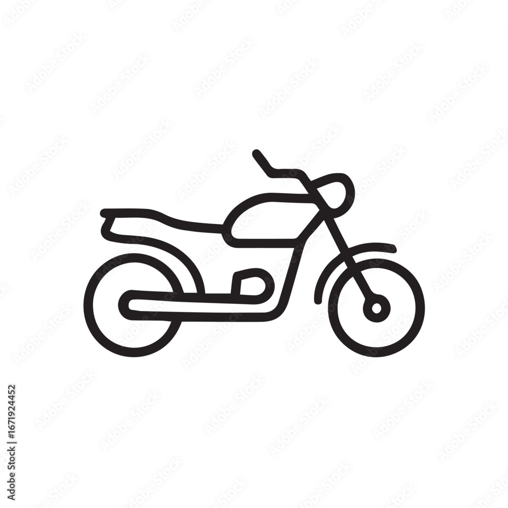 Fototapeta premium vintage scooter isolated on white background