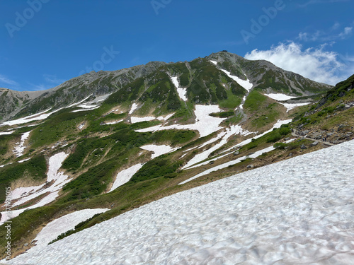 立山と残雪