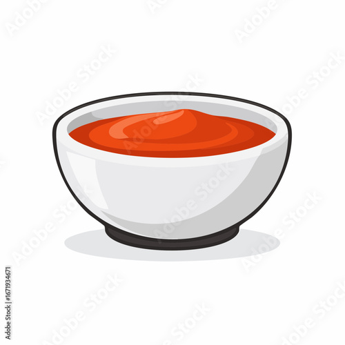 Bowl of Red Sauce or Ketchup