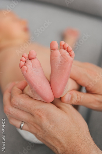 newborn baby feet