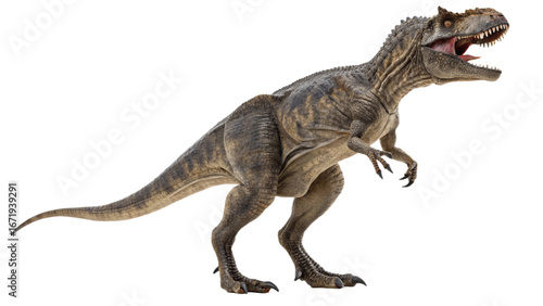 Allosaurus isolated on transparent PNG background