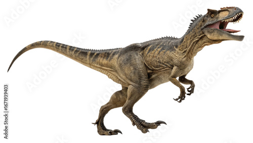 Wallpaper Mural Allosaurus isolated on transparent PNG background Torontodigital.ca