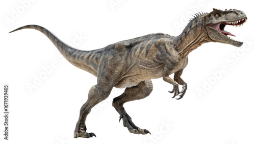 Allosaurus isolated on transparent PNG background