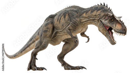 Allosaurus isolated on transparent PNG background