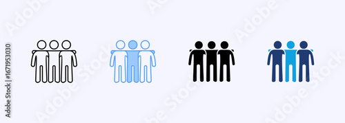 Support Icon Set Multiple Style Collection