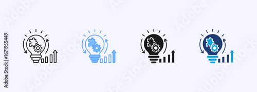 Kaizen Icon Set Multiple Style Collection