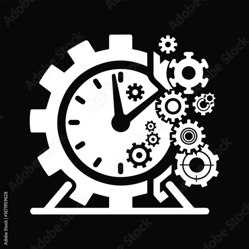 Minimal Business Clock for Time Management