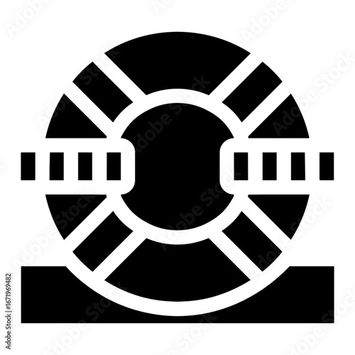 Lifebuoy Icon Glyph
