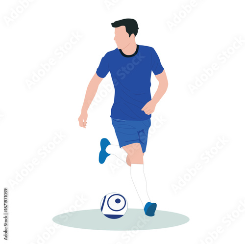 boys playing football. Kid, soccer player.