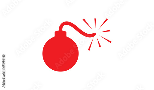 bomb icon vector design illustration solid color