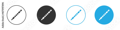 Eyeliner icon vector style flat trendy collection.
