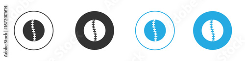Baseball icon vector style flat trendy collection.