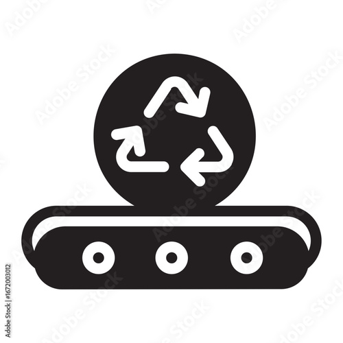 conveyor glyph icon