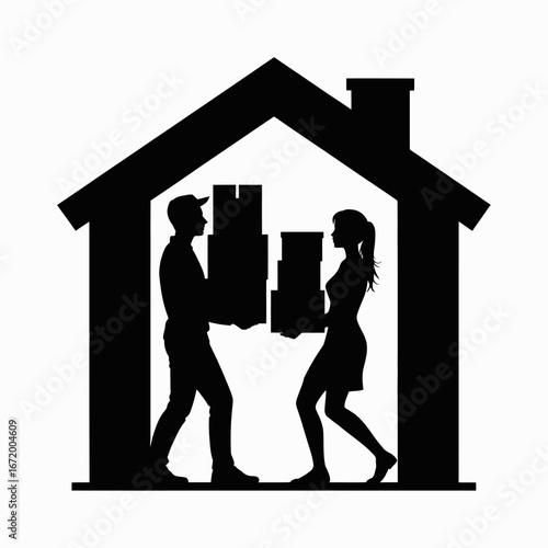 Household Moving Assistance Illustration