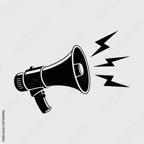 Loudspeaker Icon for Announcements and Alerts