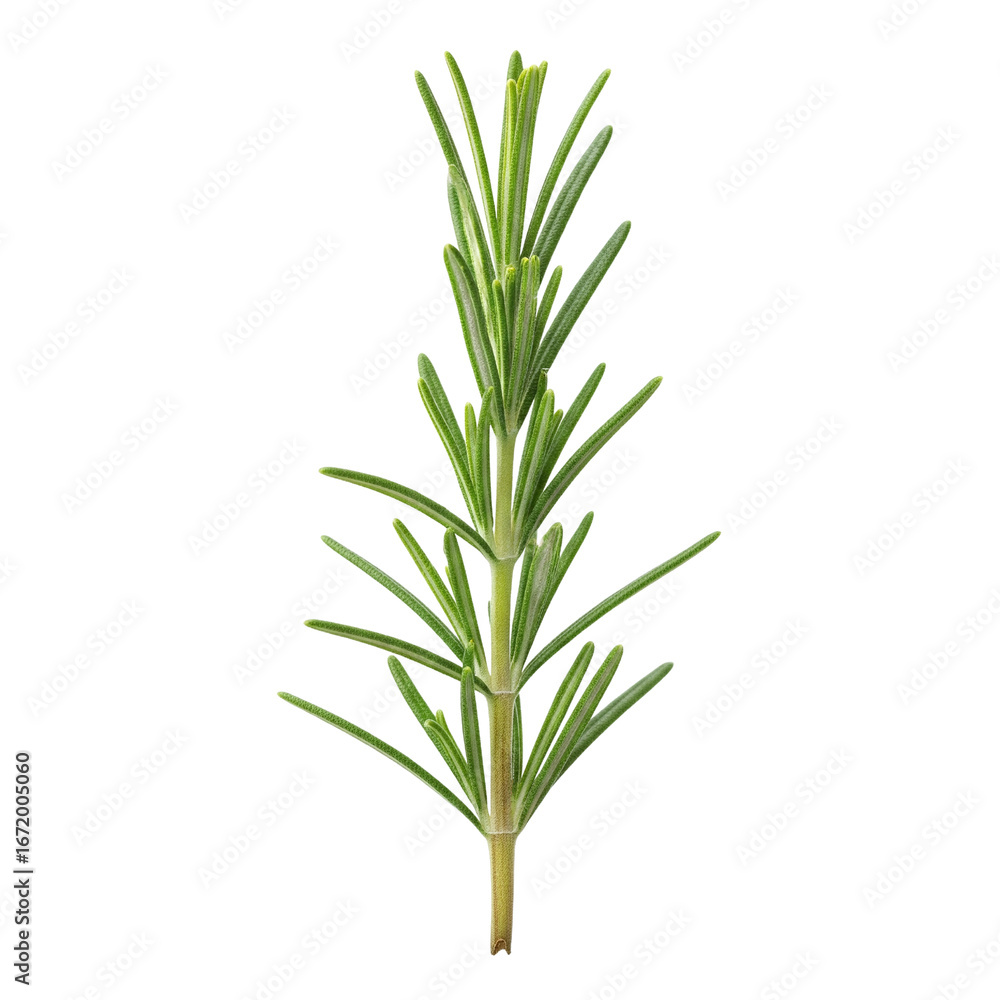 Fototapeta premium Fresh green rosemary sprig for cooking and aromatherapy