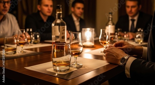 Group enjoying whisky tasting