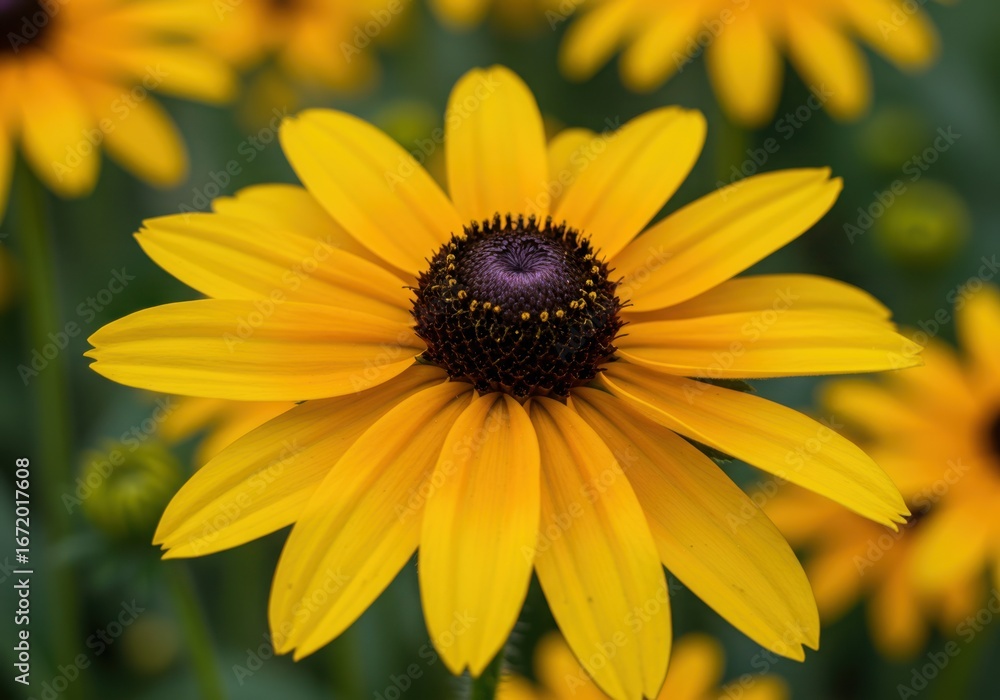Obraz premium Rudbeckia hirta or black eyed susan flower