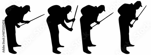 Volunteers participate in the...