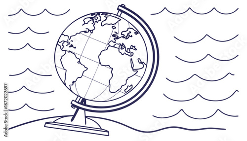 hand drawn vector illustration of an eagle